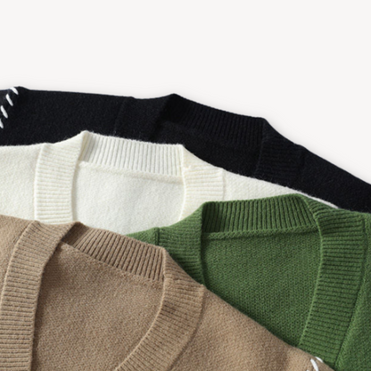 Men's Knitted Cardigan | Button