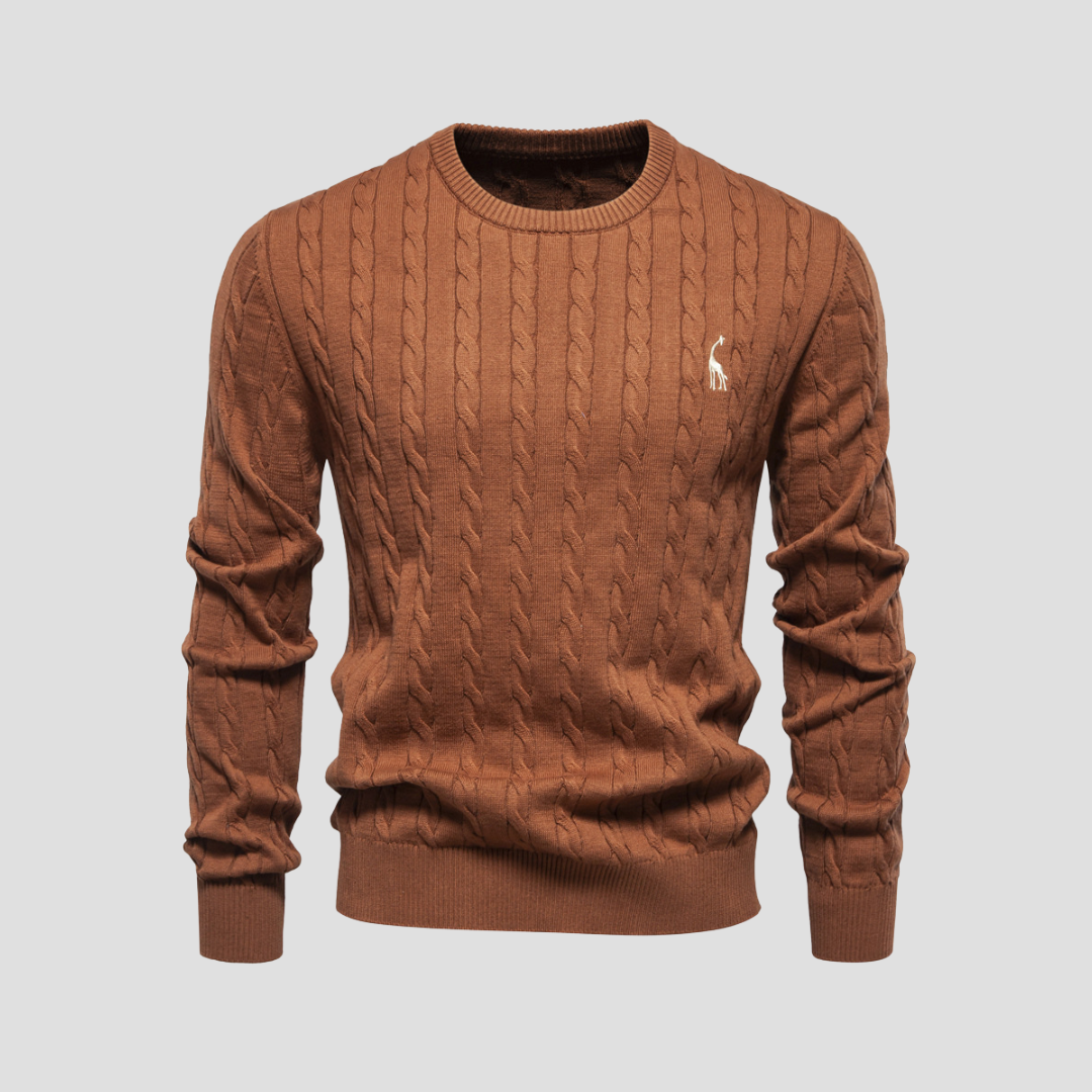 Men's Cable Knitting Jumper | Winter