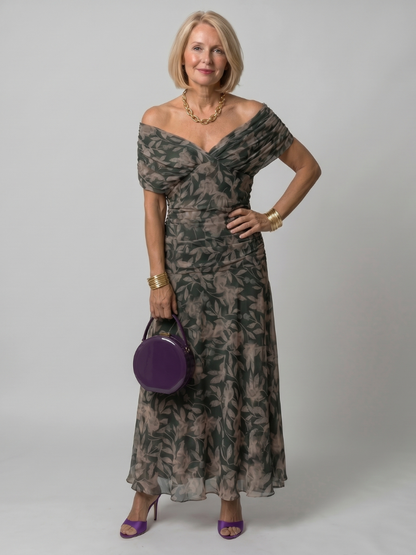 Women's Off-The-Shoulder Mother of the Bride Dress | Maxi