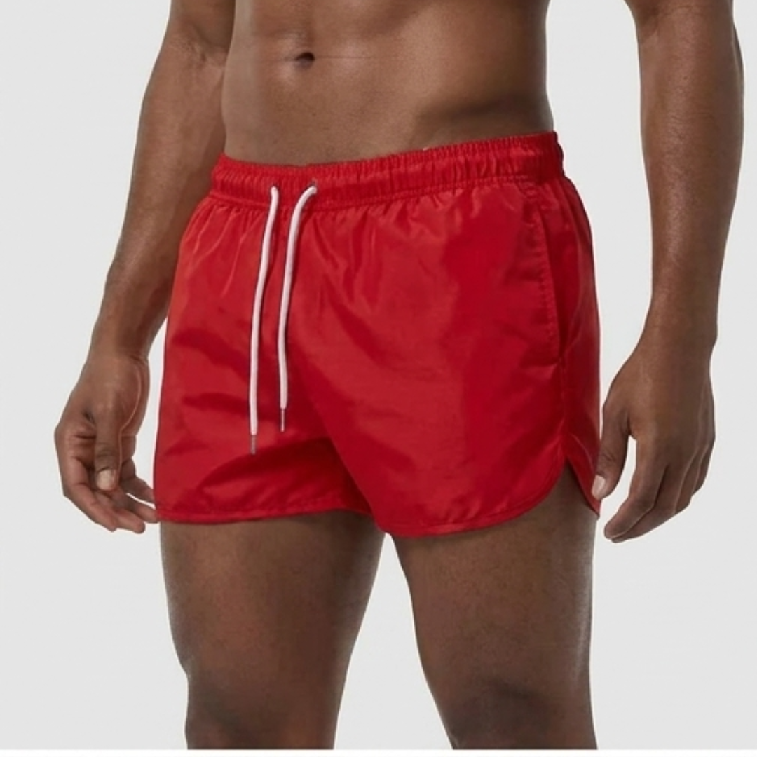 Men's Quick-Dry Swim Trunks | with Drawstring and Pockets