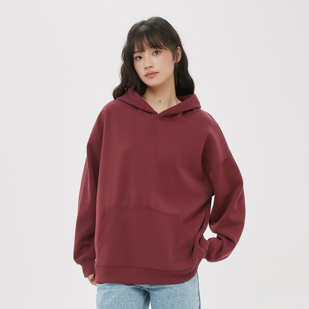 Sweat-shirt à capuche oversize avec poche pour femme - Giacinta