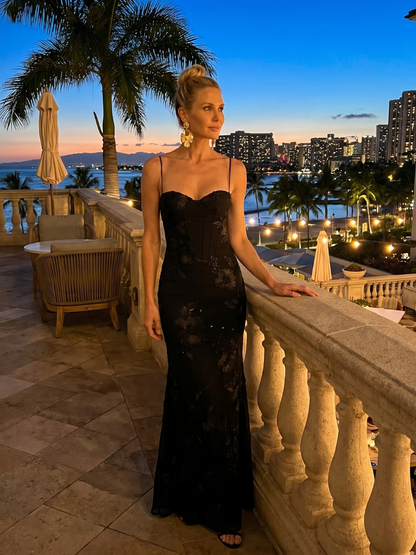 Women's Corset Mermaid Style Dress | Maxi