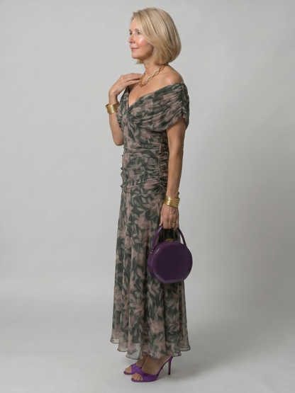 Women's Off-The-Shoulder Mother of the Bride Dress | Maxi