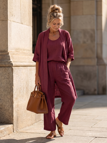 Women's 3-Piece Casual Summer Set | Matching Outfit