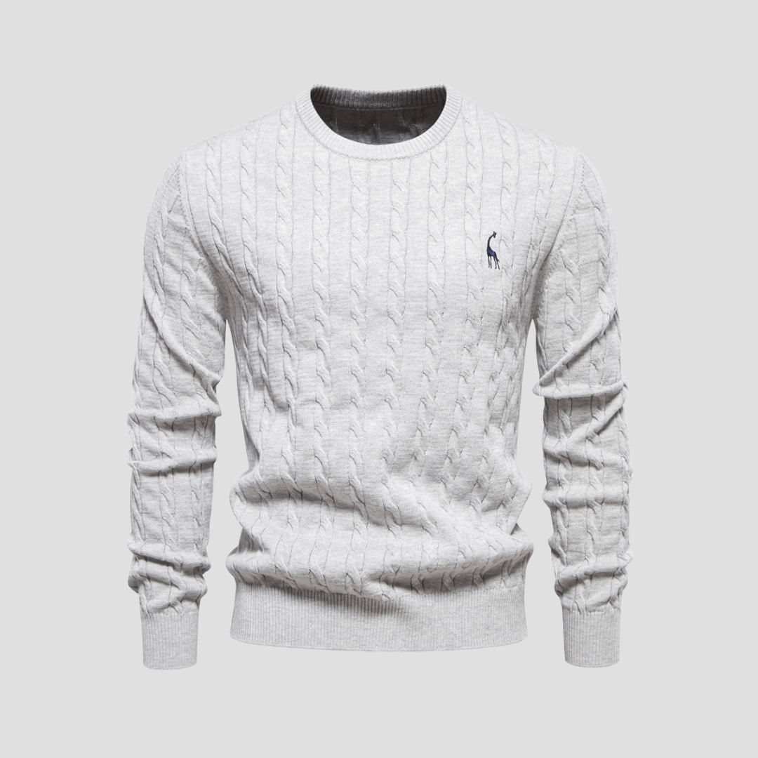 Men's Cable Knitting Jumper | Winter