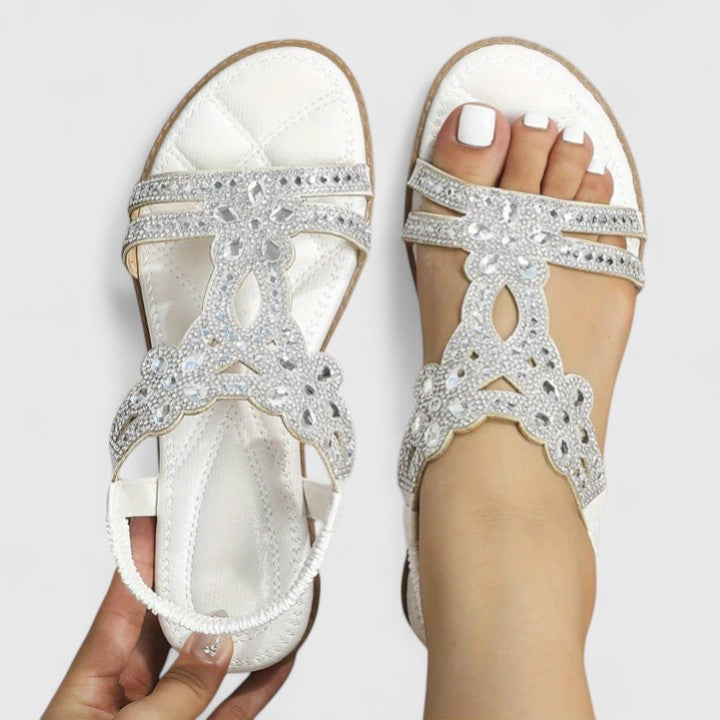 Women’s Bohemian T-Strap Sandals | Open Toe Slingback