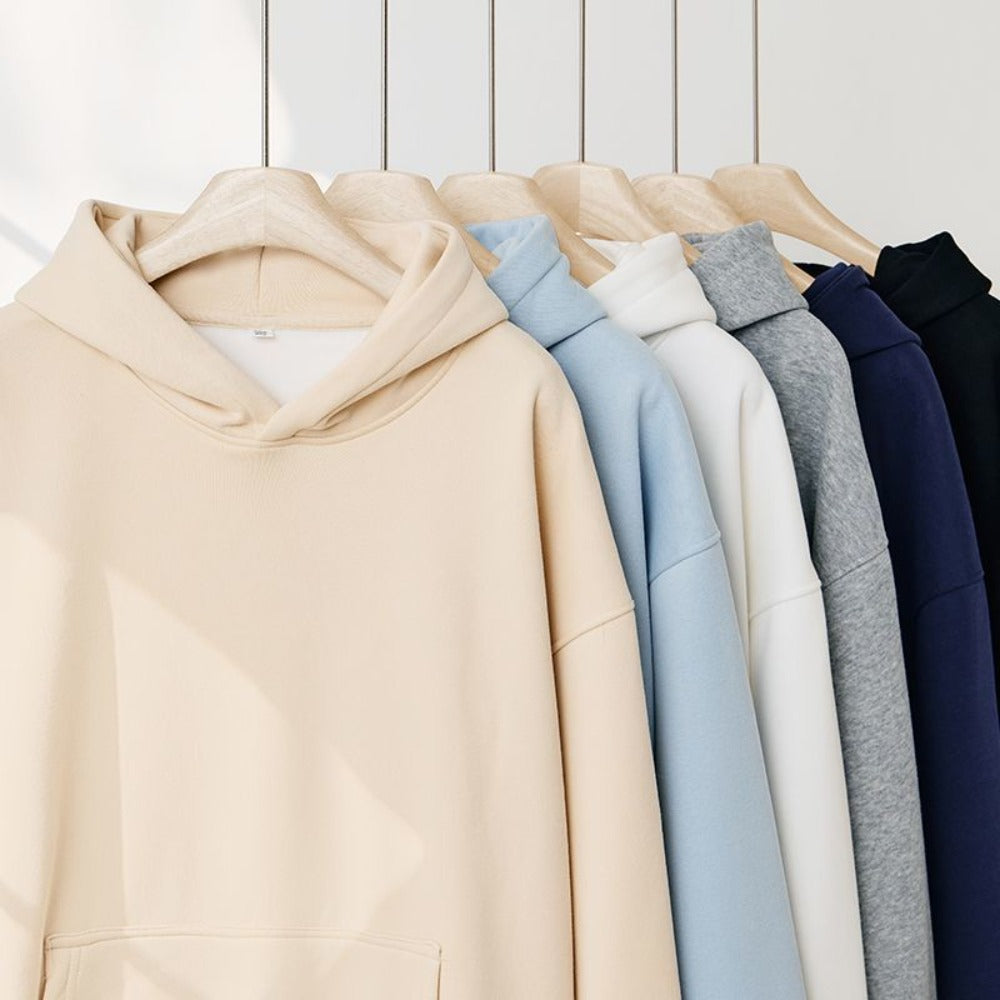 Sweat-shirt à capuche oversize avec poche pour femme - Giacinta