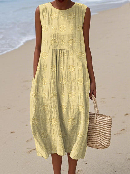 Women's Relaxed Fit Summer Sundress | with Pockets