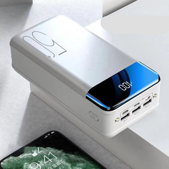 50,000 mAh Power Bank | Ultra-Fast Charging | Compatible with Laptop, Tablet & Smartphone | Compact & Highly Powerful