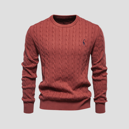 Men's Cable Knitting Jumper | Winter