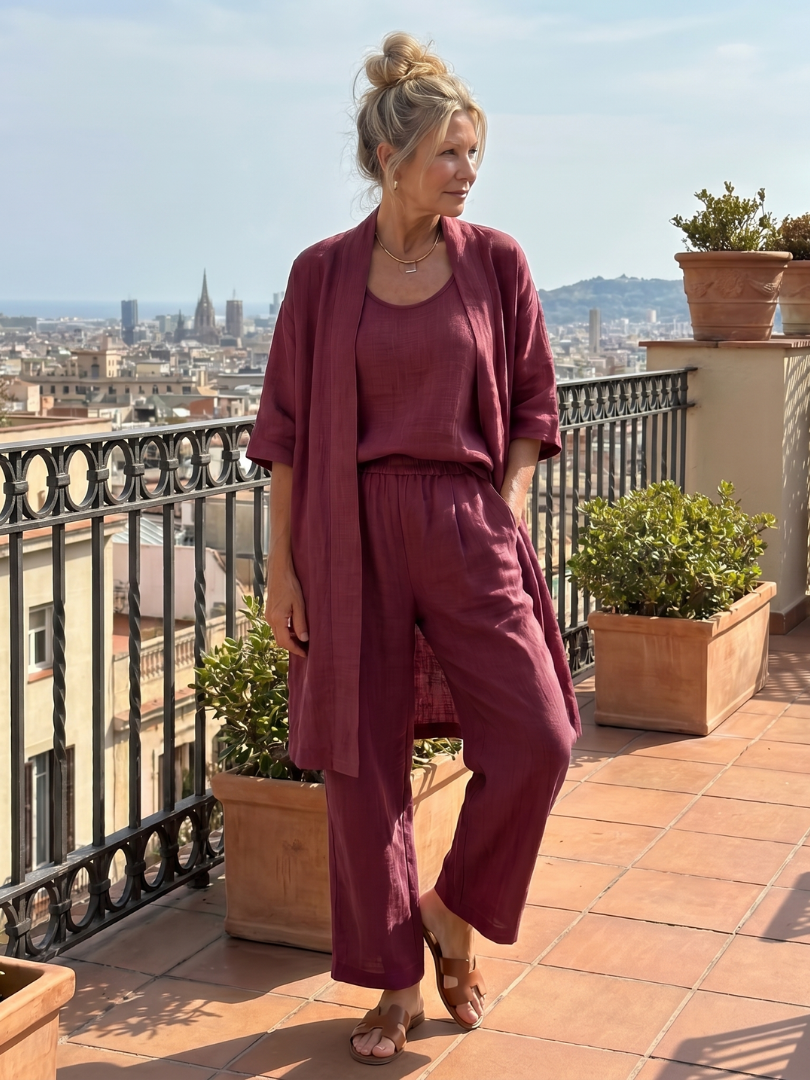 Women's 3-Piece Casual Summer Set | Matching Outfit