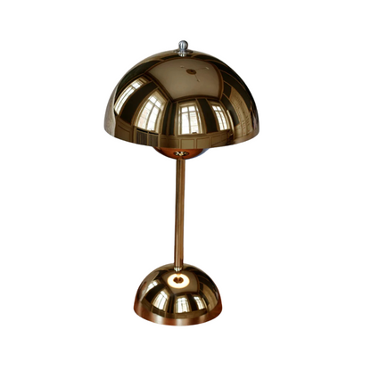 Scandinavian Design Lamp with Flower Glow