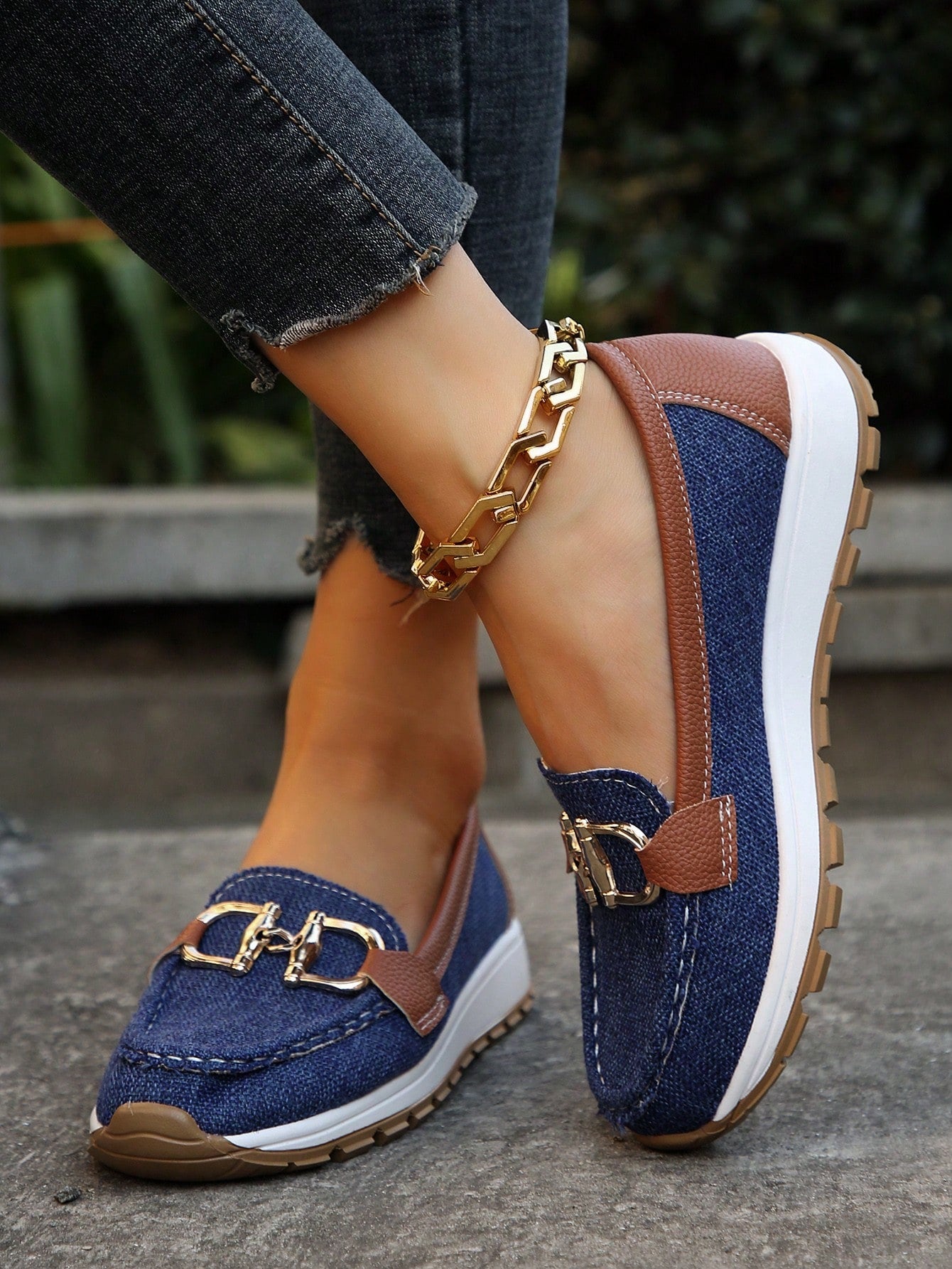 Women's Casual Slip-On Loafers | Round Toe