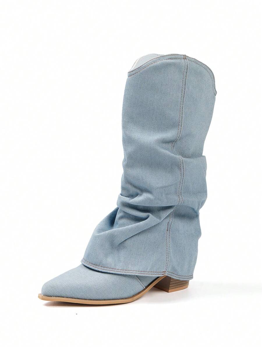 Ladies High Heel Western Cowboy Boots | Pointed Toe