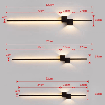 Minimalistic LED Wall Light for a Modern Ambiance