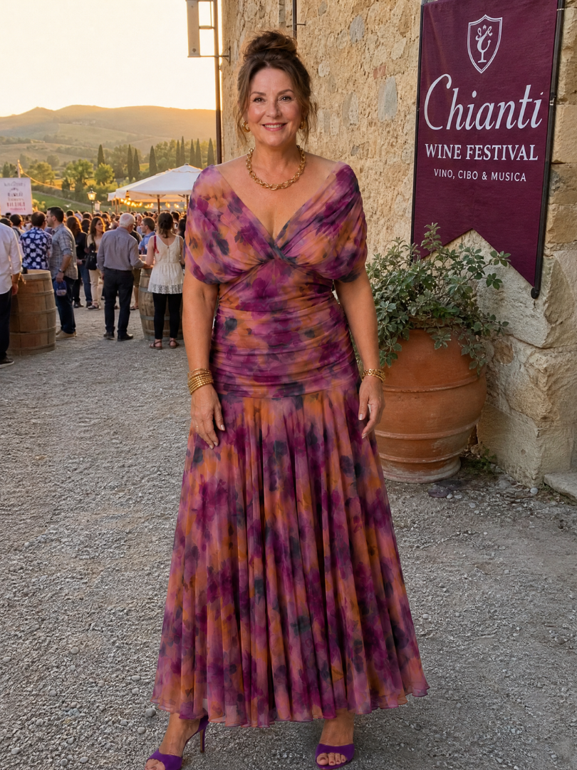 Women's Off-The-Shoulder Mother of the Bride Dress | Maxi