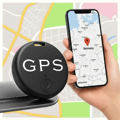 Compact GPS Tracker & Key Locator – Bluetooth Tracking via App for Keys, Luggage, and Bags
