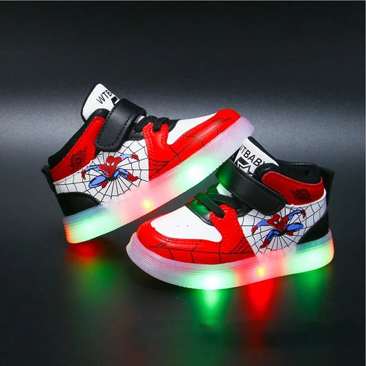 Kids LED Light-Up Sole Shoes | with Velcro Closure