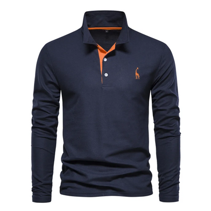 Men's Golf Long Sleeve Polo Shirt | Casual