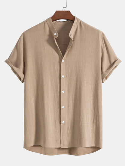 Men's 2-Piece Summer Vacation Outfit Set | Short Sleeve Shirt and Pants