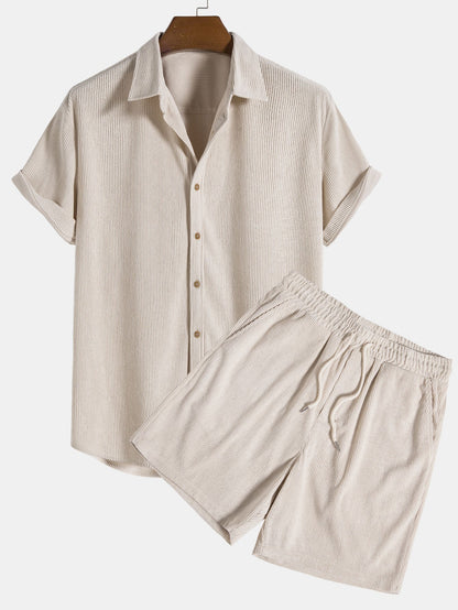 Men's Summer Shirt and Shorts | Two-Piece Set