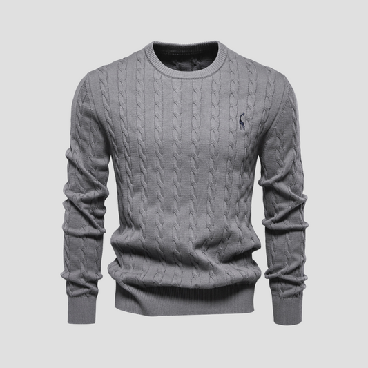 Men's Cable Knitting Jumper | Winter