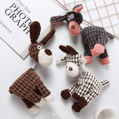 Durable Plush Dog Toy | Bite-Resistant and Long-Lasting Design | Available in Various Models