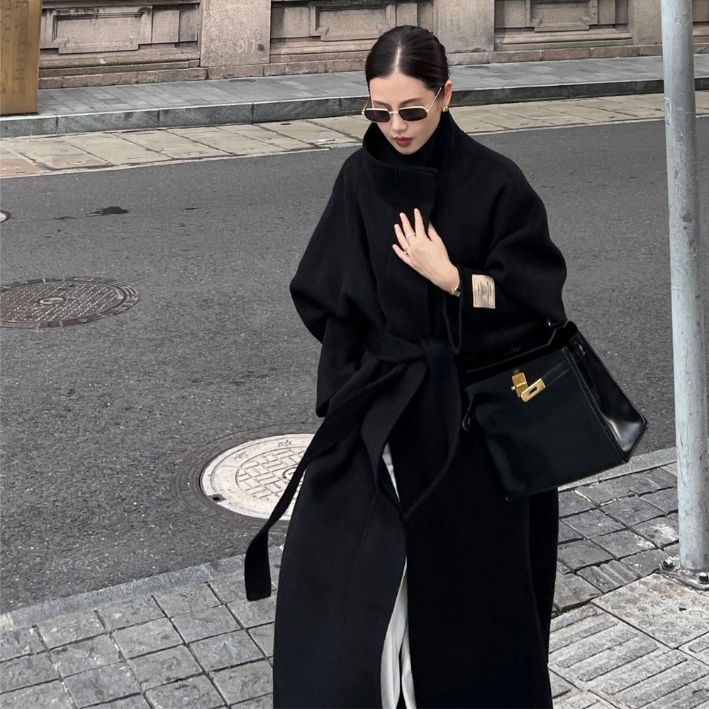 Lange oversized trenchcoat voor dames - Delfina