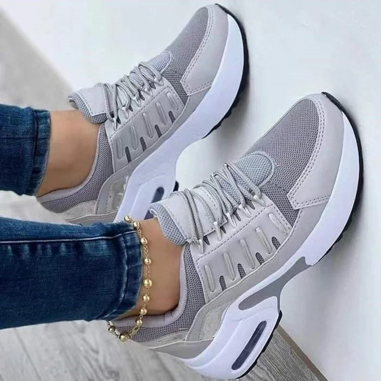 Women's Platform Running Sneakers | Lace Closure