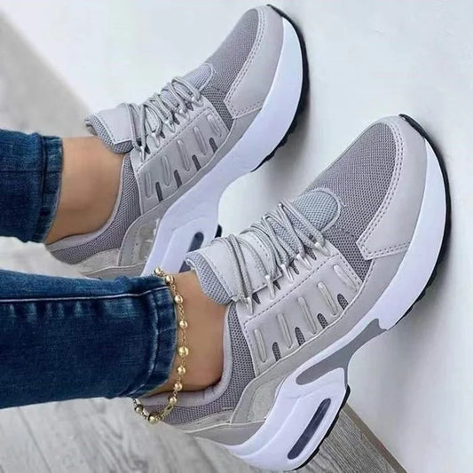 Women's Platform Running Sneakers | Lace Closure