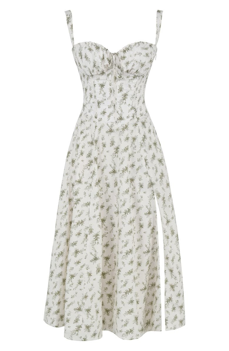 Women's Floral Print Sleeveless Summer Dress | Midi