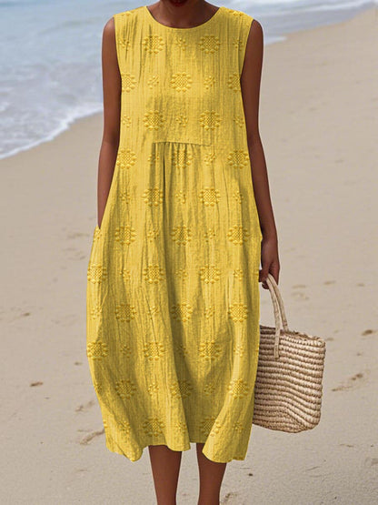 Women's Relaxed Fit Summer Sundress | with Pockets