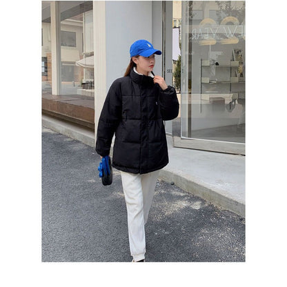 Omkeerbare gewatteerde jas met twee kanten voor dames - Milena