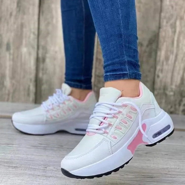 Women's Platform Running Sneakers | Lace Closure