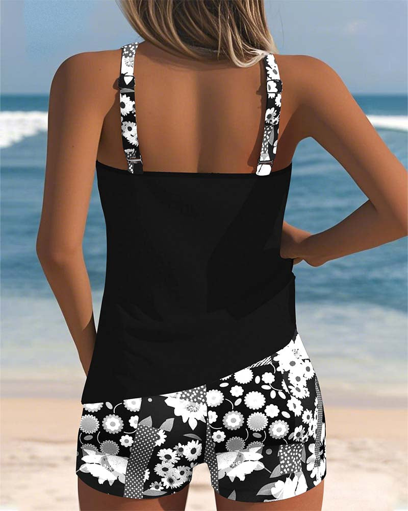 Women's Two-Piece Tankini Swimsuit | Athletic Bathing Suit