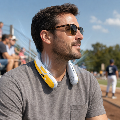Rechargeable Bladeless Neck Fan for Outdoor Sports