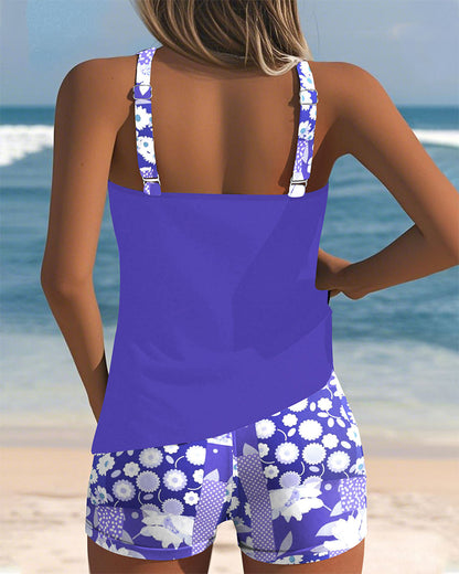Women's Two-Piece Tankini Swimsuit | Athletic Bathing Suit