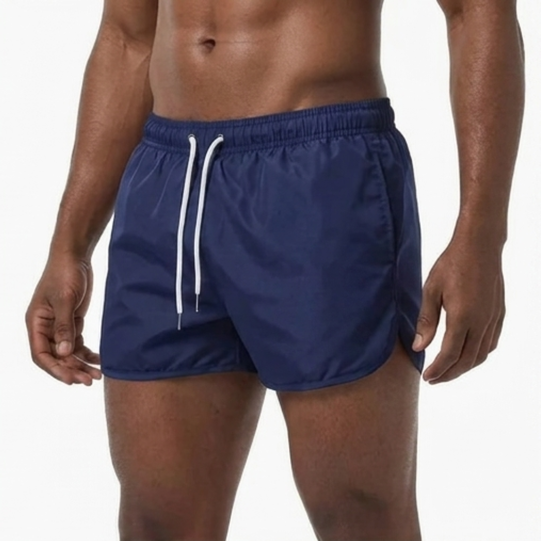 Men's Quick-Dry Swim Trunks | with Drawstring and Pockets