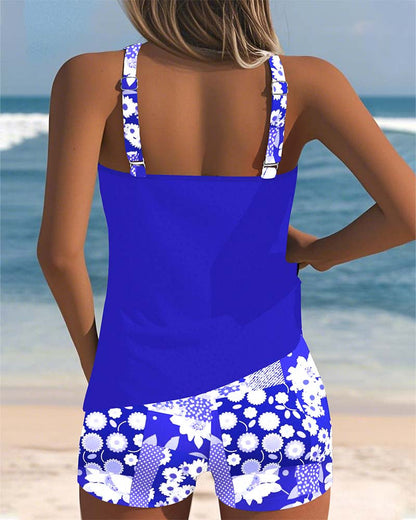 Women's Two-Piece Tankini Swimsuit | Athletic Bathing Suit
