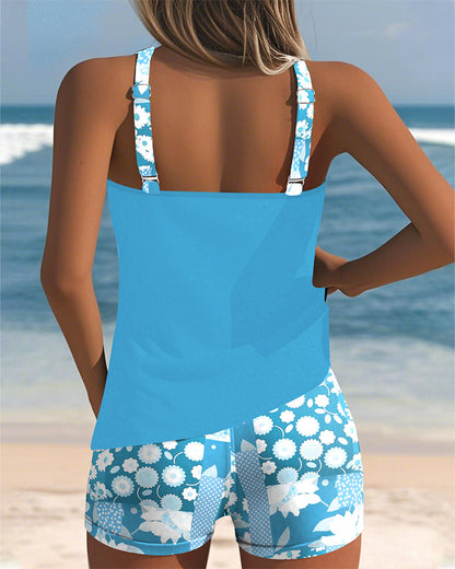 Women's Two-Piece Tankini Swimsuit | Athletic Bathing Suit