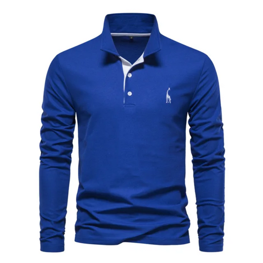Men's Golf Long Sleeve Polo Shirt | Casual