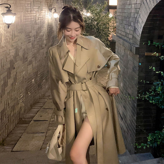 Trench-coat croisé avec ceinture pour femme - Iride