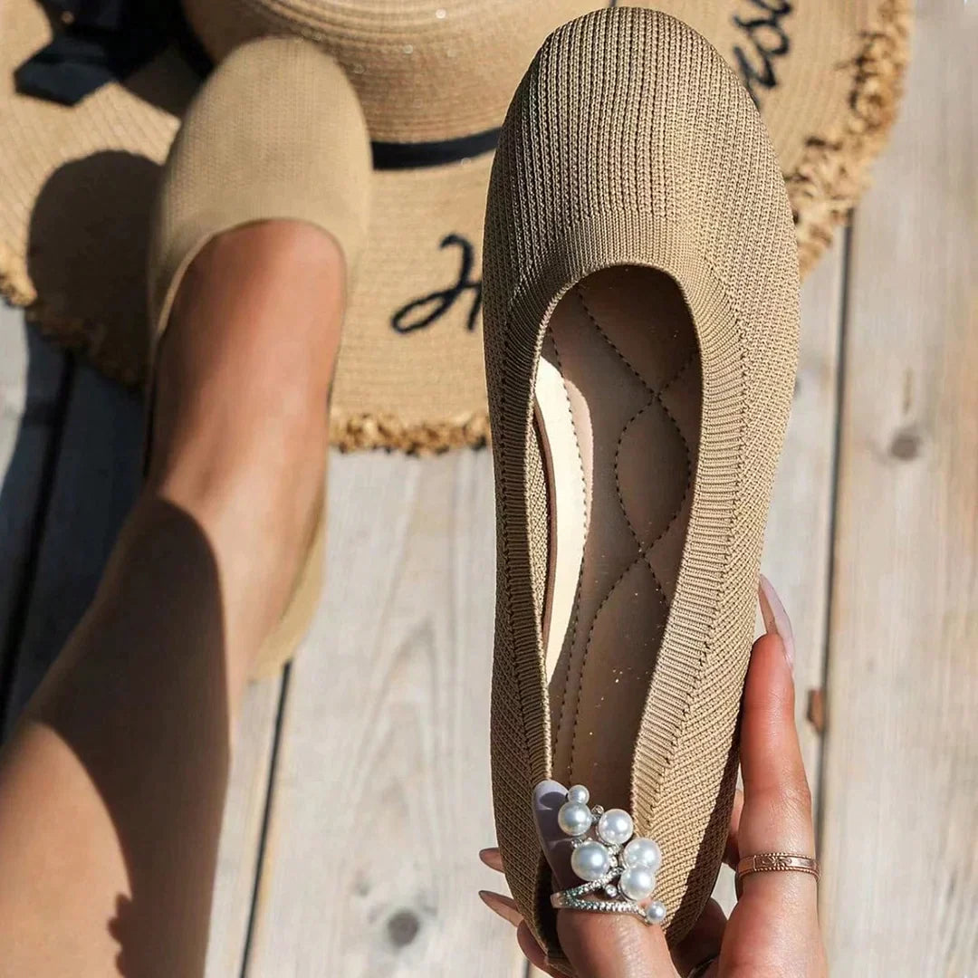 Women's Round Toe Flat Shoes | Slip-On