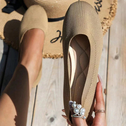 Women's Round Toe Flat Shoes | Slip-On