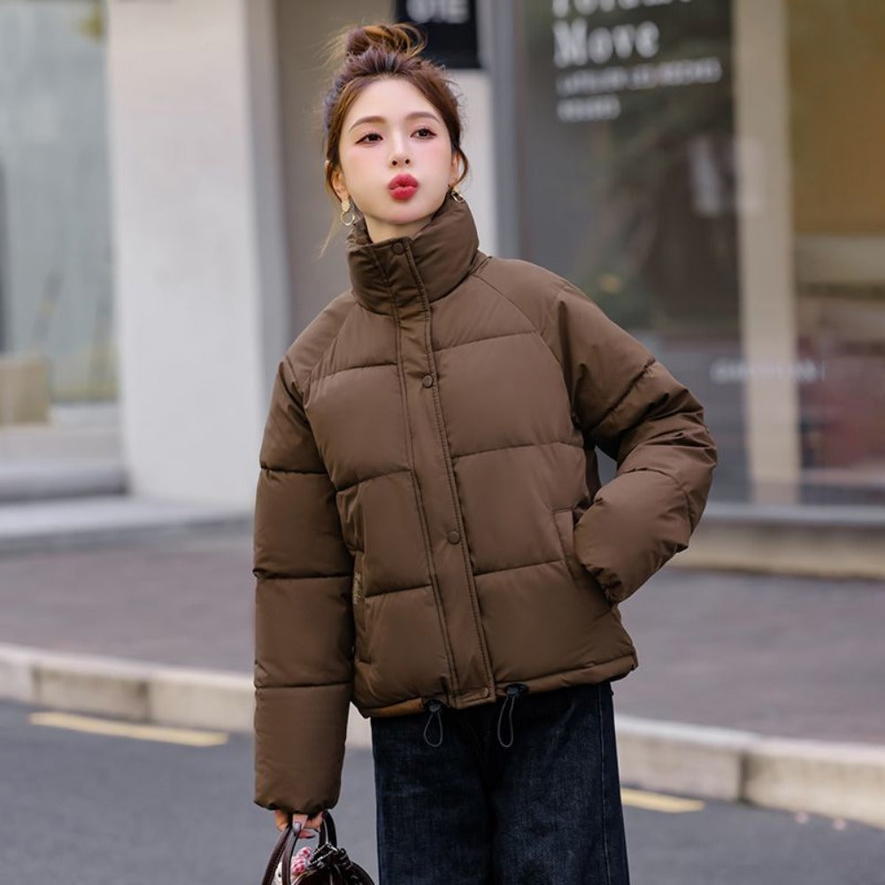 Puffer Jacket with High Collar for Women - Pina