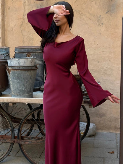 Women’s Mermaid Style Wedding Guest Dress | Maxi