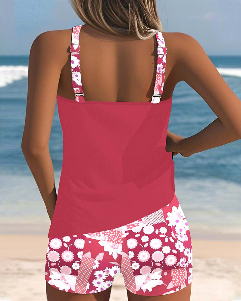 Women's Two-Piece Tankini Swimsuit | Athletic Bathing Suit