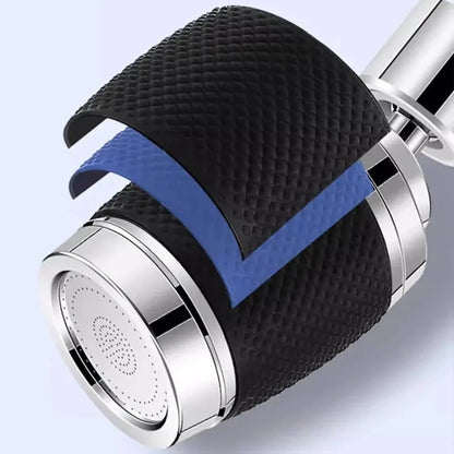 360° Rotatable Splash Guard Faucet Attachment – Effortless and Mess-Free Cleaning