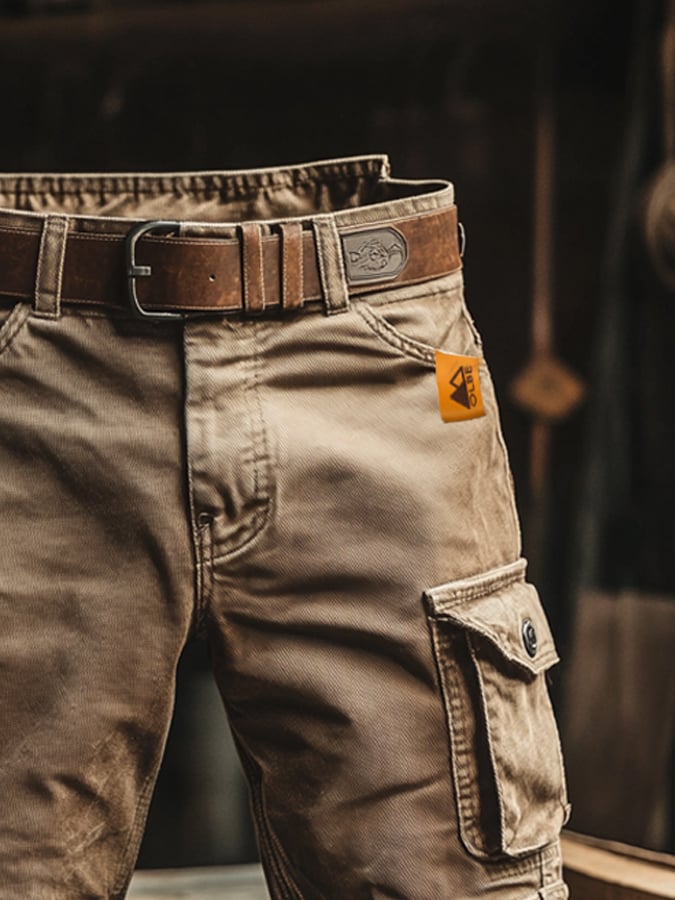 Men's Retro Tactical Cargo Shorts | Multi-Pockets