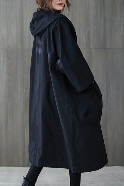 Women's Loose Coat | Large Pockets
